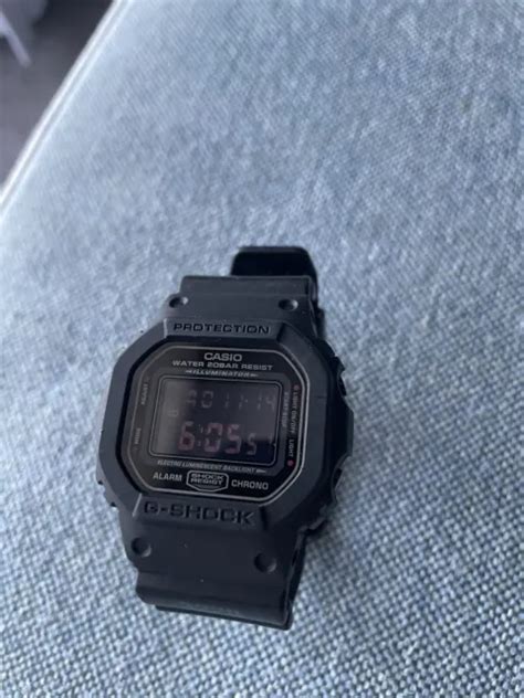 CASIO G SHOCK MILITARY Matt Black Digital Watch G Shock DW5600MS EUR 61