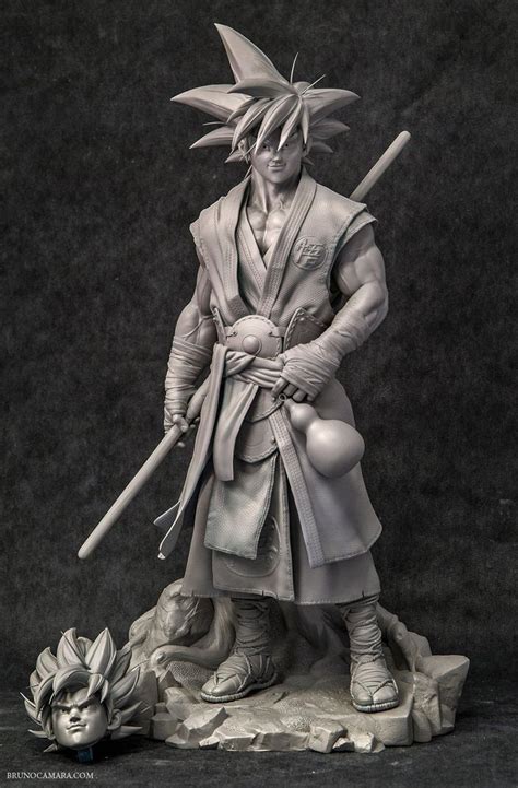 Artstation Goku Bruno Camara Character Statue Character Art Dragon Ball Art