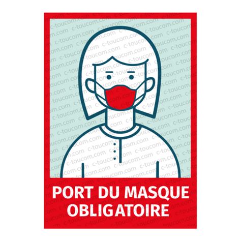 Affiche A4 Port Du Masque Obligatoire Terre Des Bourbons