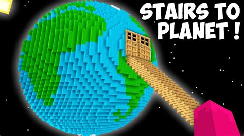 Where Do The Longest Stairs To The Planet Lead In Minecraft I Found