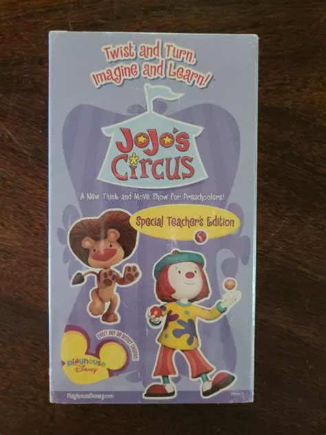 Playhouse Disney Jojos Circus Vhs Video Tape Special Teachers Edition