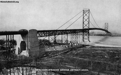 Ambassador Bridge Postcards — Historic Detroit