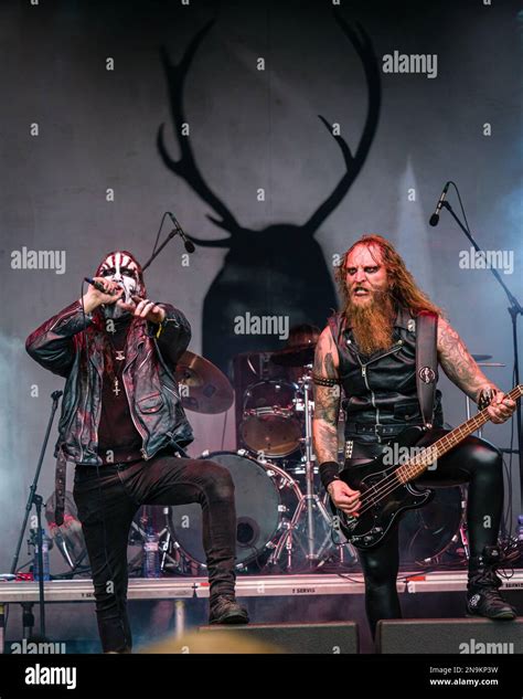 The Gaahl S Wyrd Performing At Brutal Assault Festival Stock Photo