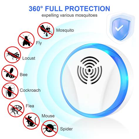 1 Pack Ultrasonic Pest Repeller Electronic Pest Repellent Plug In Indoor Pest Control For Insect