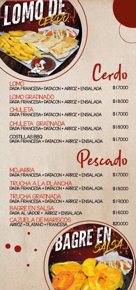 Menu At Parribroaster Asadero Restaurante Bogot