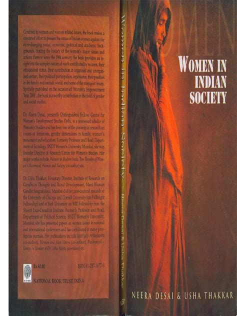 Neera Desai Usha Thakkar Women In Indian Society National Book