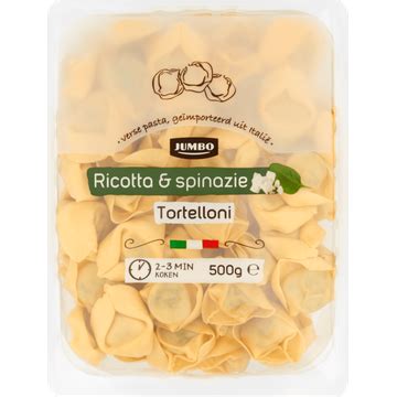 Jumbo Verse Pasta Tortelloni Met Ricotta Spinazie G Bestellen Jumbo