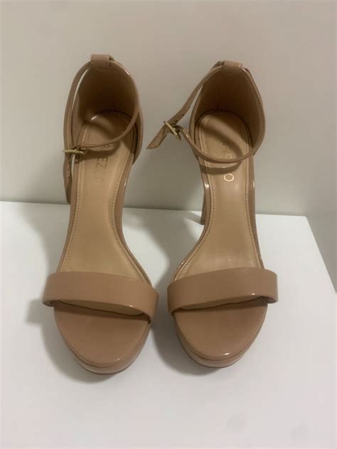 Salto Nude Arezzo Sand Lia Feminina Arezzo Usado Enjoei