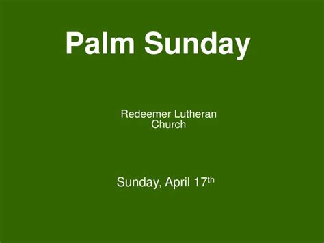 Ppt Redeemer Lutheran Church Powerpoint Presentation Free Download