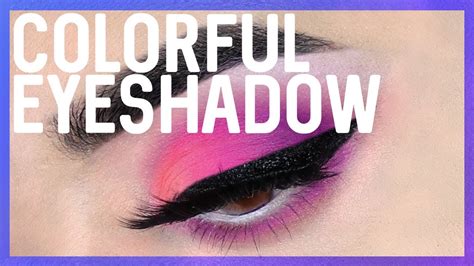 Colorful Eyeshadow Tutorial Youtube