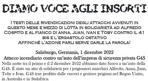 Diamo Voce Agli Insorti Raccolta Di Testi Delle Rivendicazioni Degli