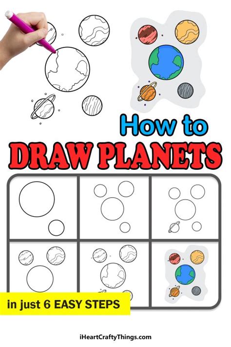 Planets Drawing - How To Draw Planets Step By Step