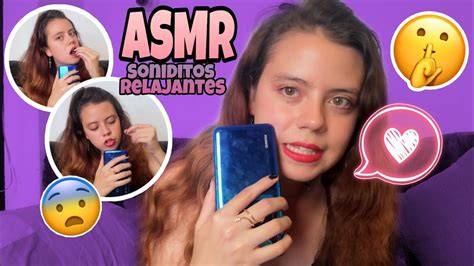 ASMR SONIDITOS RELAJANTES Mi Primer ASMR YouTube