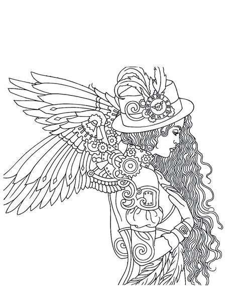 Fantastic Steampunk Coloring Pages Pdf