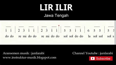 Lir Ilir Not Angka