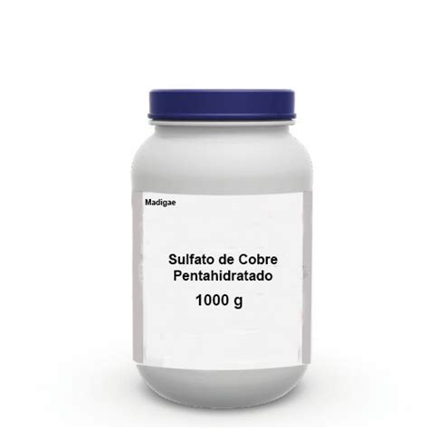 Sulfato De Cobre Pentahidratado G Madigae