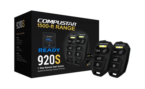 Compustar Cs920 S 920s 1 Way Remote Start And Keyless Entry System With 1500 Ft