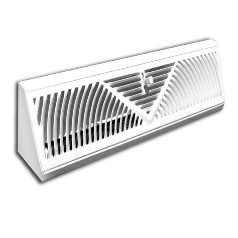 Everbilt 18 in. Baseboard Diffuser Supply-H118SW - The Home Depot