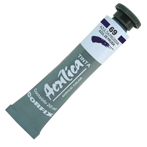 Tinta Acrilica Corfix Azul Prussia Ml