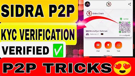 Sidra Bank P P Verification Tricks Sidra Chain Account Verified Fully