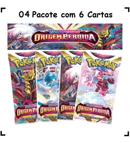 Kit Cartinha Pokemon Origem Perdida Blister Copag New