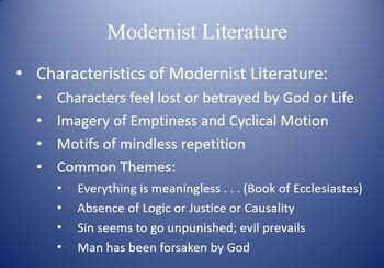 American Literature: Modernism & Postmodernism Unit | TpT