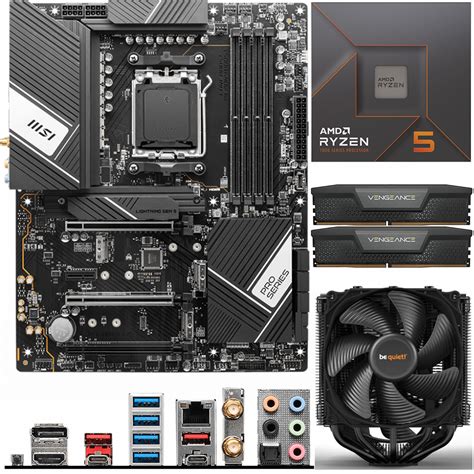 Aufrüstkit Amd Ryzen 5 7600x 6x 47ghz 32gb Ram Msi Pro X670 P Wifi Mainboard Arlt Computer