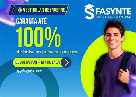 Vestibular 100 De Bolsa - Vestibular Syntese: Ganhe até 100% de bolsa em cursos EAD