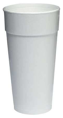 Dart 24J16 83 70 Disposable Hot Cup 24 Oz White Foam Pk500 Zoro