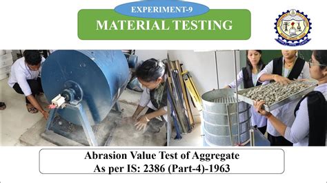 Los Angeles Abrasion Value Test Abrasion Value Of Coarse Aggregate