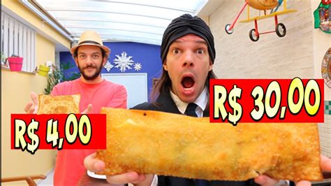 Pastel De Feira Mais Barato E O Mais Caro Do Aplicativo YouTube