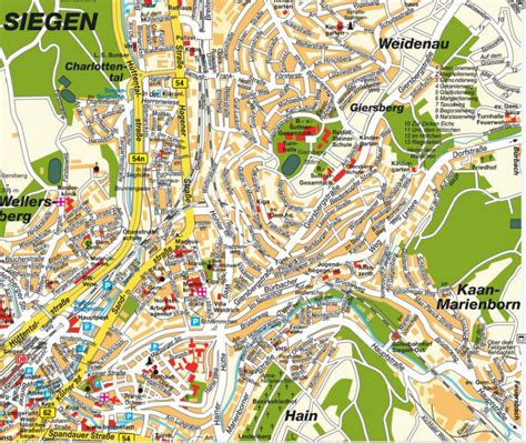 Siegen Map - Germany