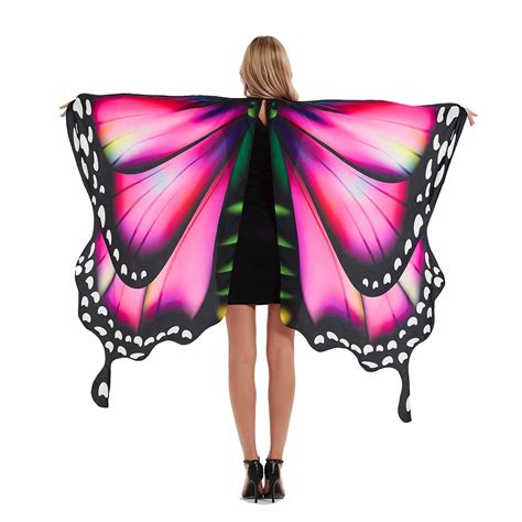 Halloween Butterfly Wings For Women Girls Kid Adult Costume Cape