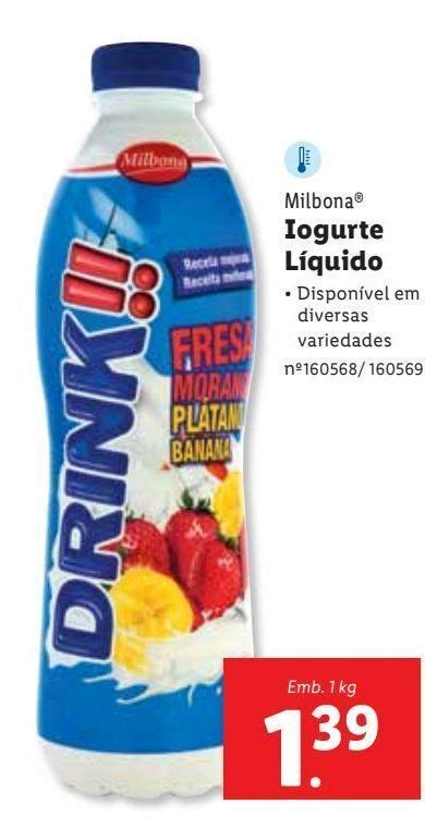 Promoção Iogurte milbona em Lidl