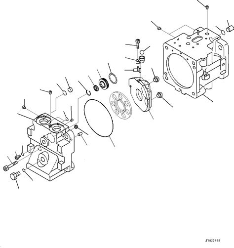 HYDRAULIC OIL PUMP, FAN PUMP (2/6) (#66991-) WA380-6 S/N 65949-UP (EU ...