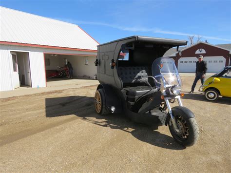 Lot P S Custom Amish Wagon Motorcycle Trike Vanderbrink Auctions