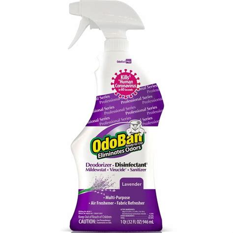 ODO910162QC12 OdoBan Lavender Deodorizer Disinfectant Spray - Ready-To ...