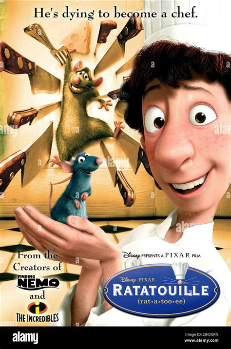 Remy Linguini Poster Ratatouille Stock Photo Alamy