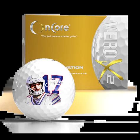 Josh Allen 17 Golf Ball Dozen Special Edition OnCore Golf