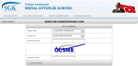 Kartla Sgk Bor Deme Ssk Hizmet D K M Sgk Hizmet D K M Ssk Sgk