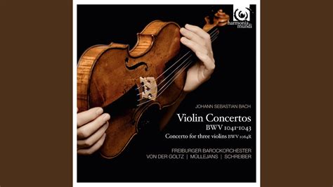 Concerto For Two Violins BWV 1043 In D Minor I Vivace YouTube