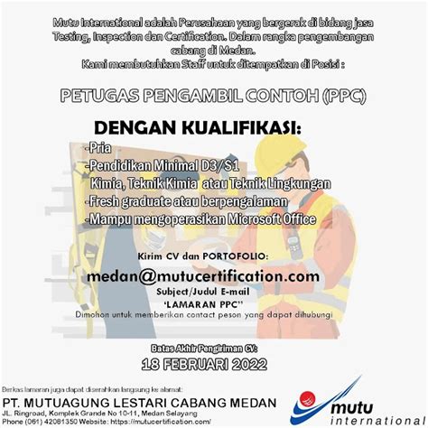 Pt Mutuagung Lestari Mutu Certification Internasional