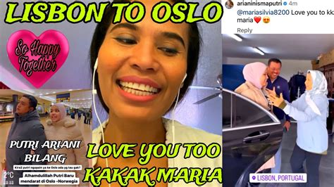 Putri Ariani Pamit Dari Lisbon Portugal Ke Oslo Norwegia Reaction