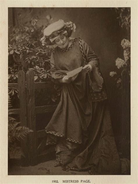 Npg Ax131327 Ellen Terry As Mistress Page In The Merry Wives Of