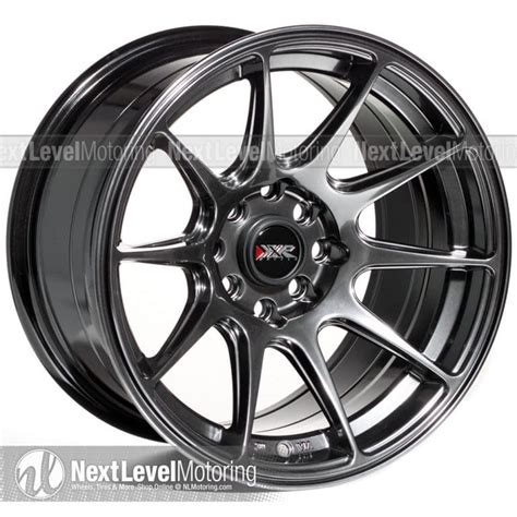 Xxr Wheels 527 15x825 4x1004x1143 Chromium Black Rims Et0