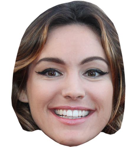 Kelly Brook Vip Celebrity Cardboard Cutout Face Mask