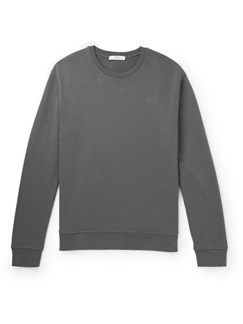 Mr P Cotton Jersey Sweatshirt Gray Mr P