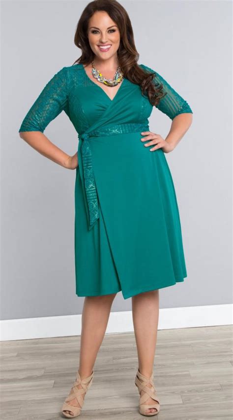 Teal Plus Size Dresses Pluslookeu Collection