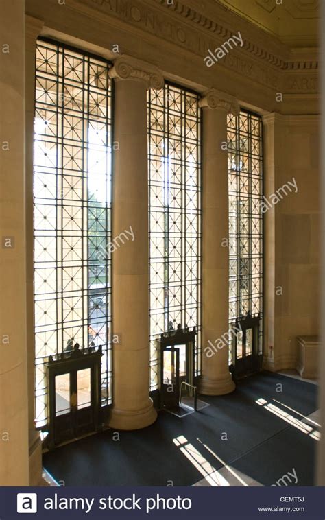 The Windows And Entry Doors Of Lobby 7 On The Campus Of The