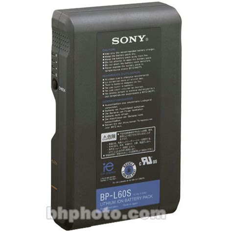 Sony Bp L S V Lithium Ion V Mount Battery Wh Bpl S B H